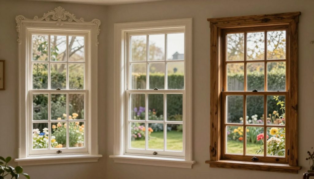 Arten von Sprossenfenstern