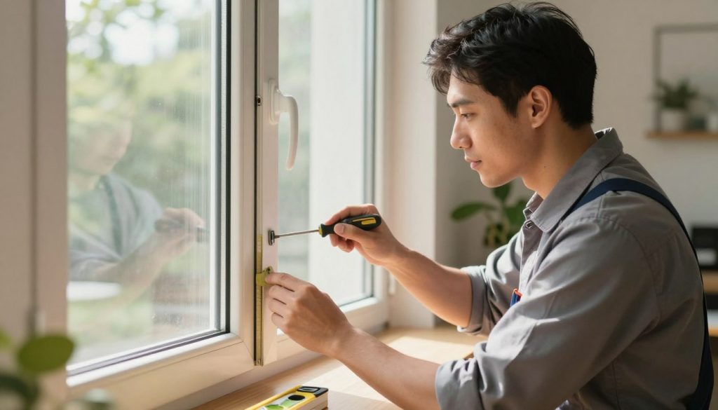 Energieeffiziente Fenster warten