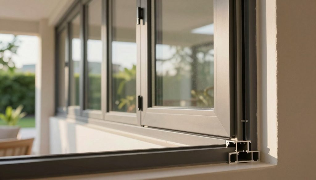 Energieeffiziente schmale Fensterprofile