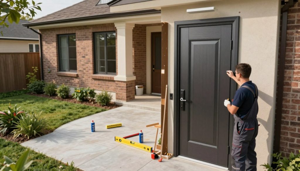 Haustüren Einbau