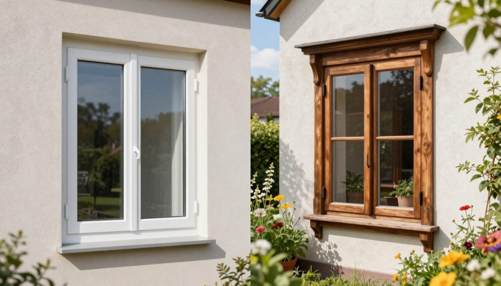 Kunststofffenster vs. Holzfenster