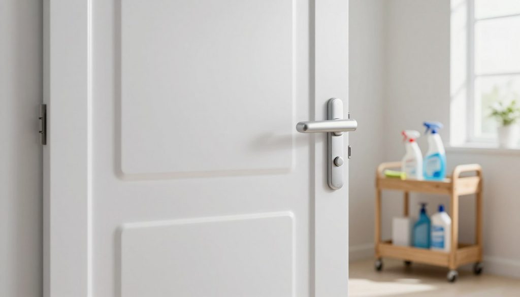 Kunststofftür Wartung