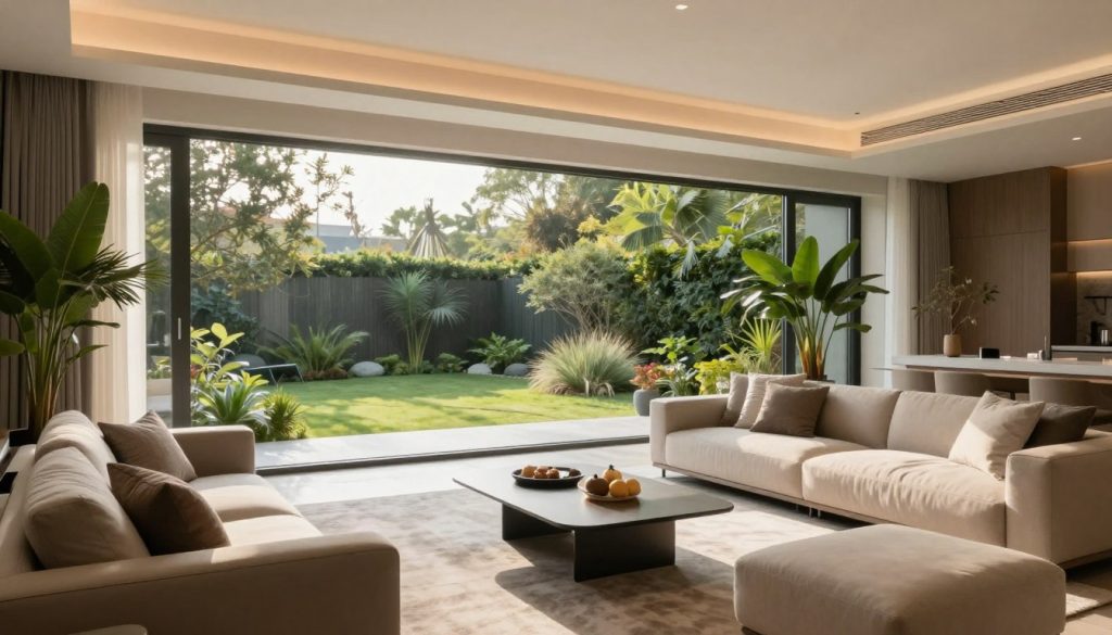 Preisrahmen für bodentiefe Fenster