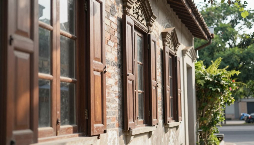 Schmale Fenster im Altbau