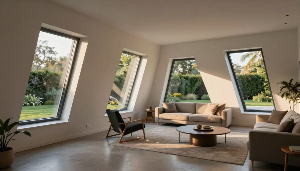 eckige Fenster