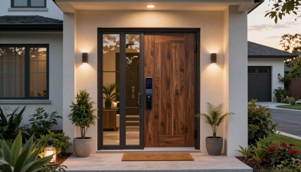 intelligente Haustüren