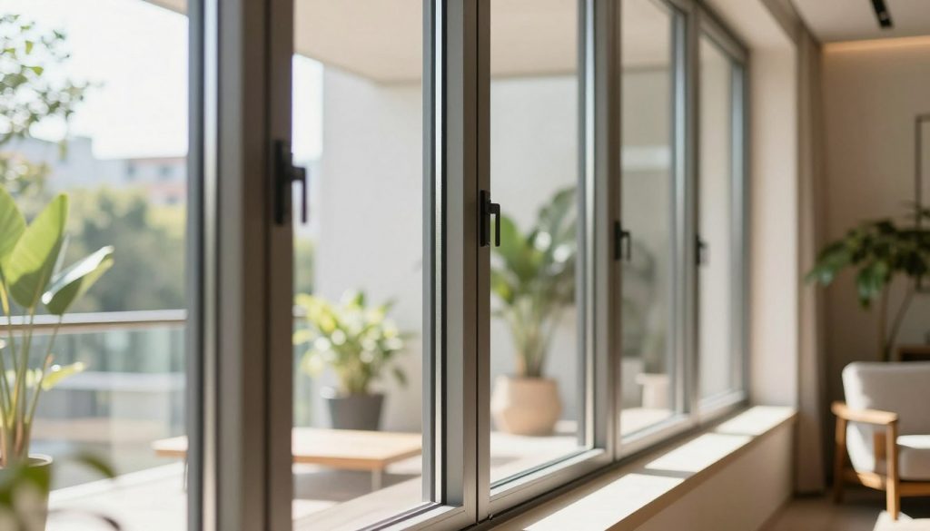 schmale Fensterrahmen